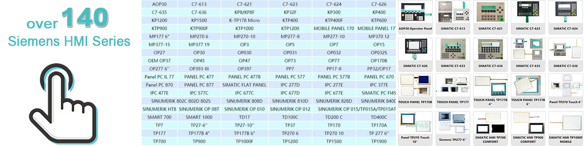 all siemens series hmi parts