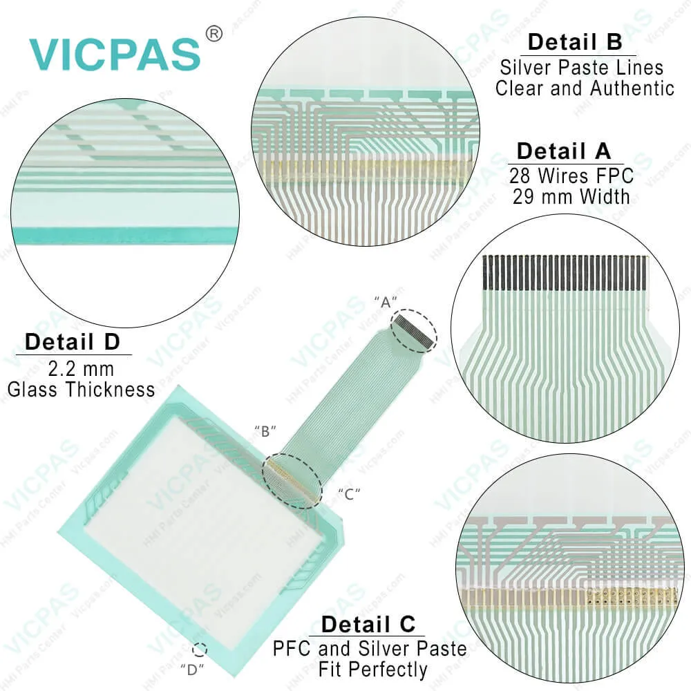 EZ-S6C-FSD EZ-S6C-FSE HMI Touch Membrane Front Overlay