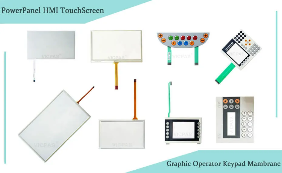 Touchscreen panel for B&R PowerPanel HMI repair and Graphic operator keypad memmbrane replacement www..com