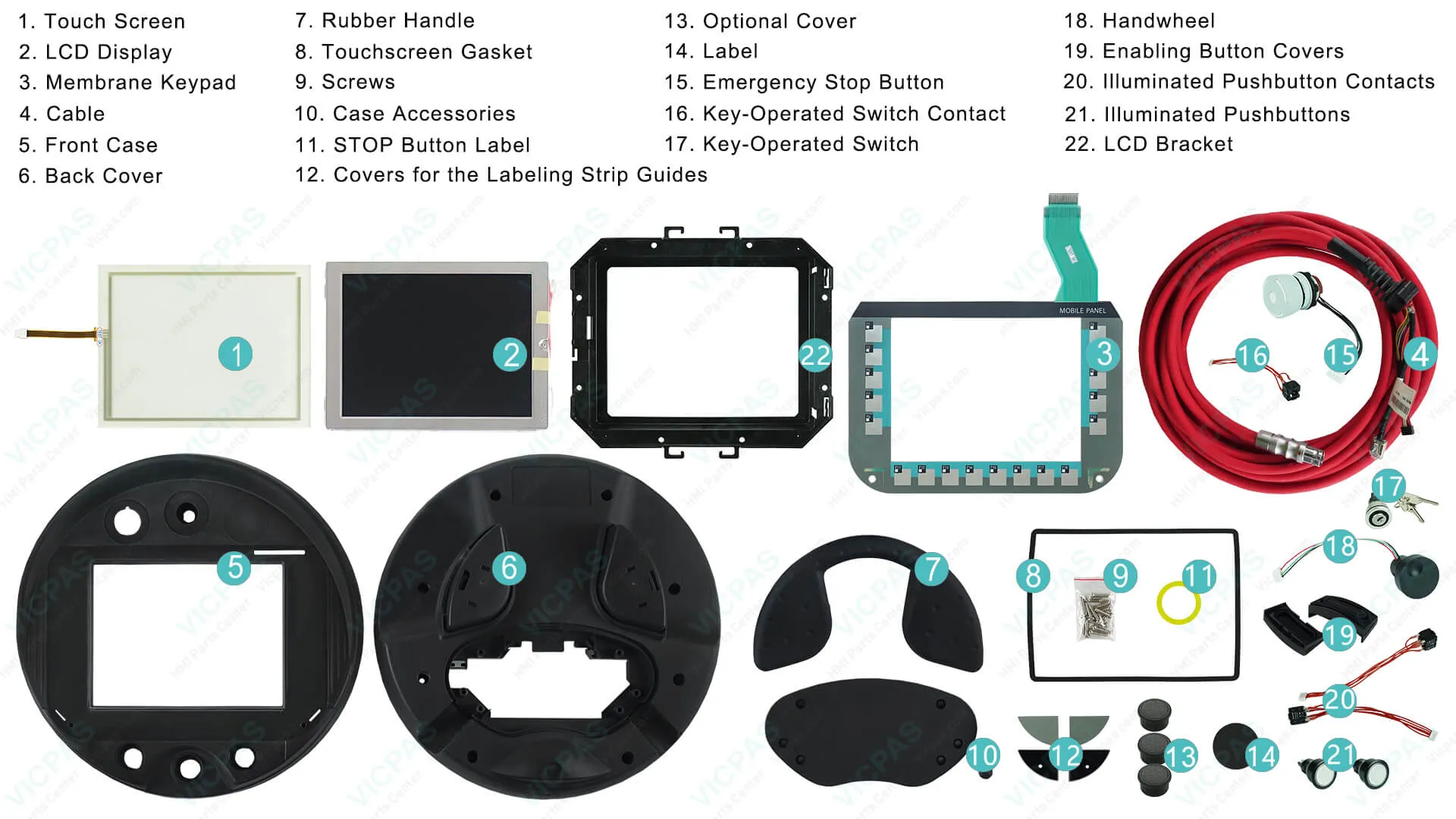 Siemens Mobile Panel 277 8inch Repair Parts | KernfixS