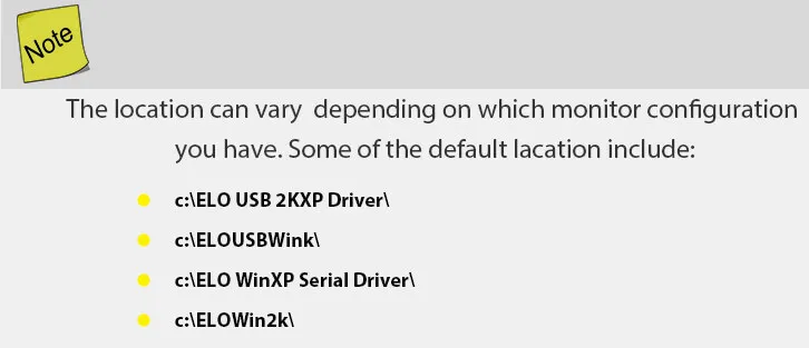 Calibrate the Touchscreen Using Elo TouchTools