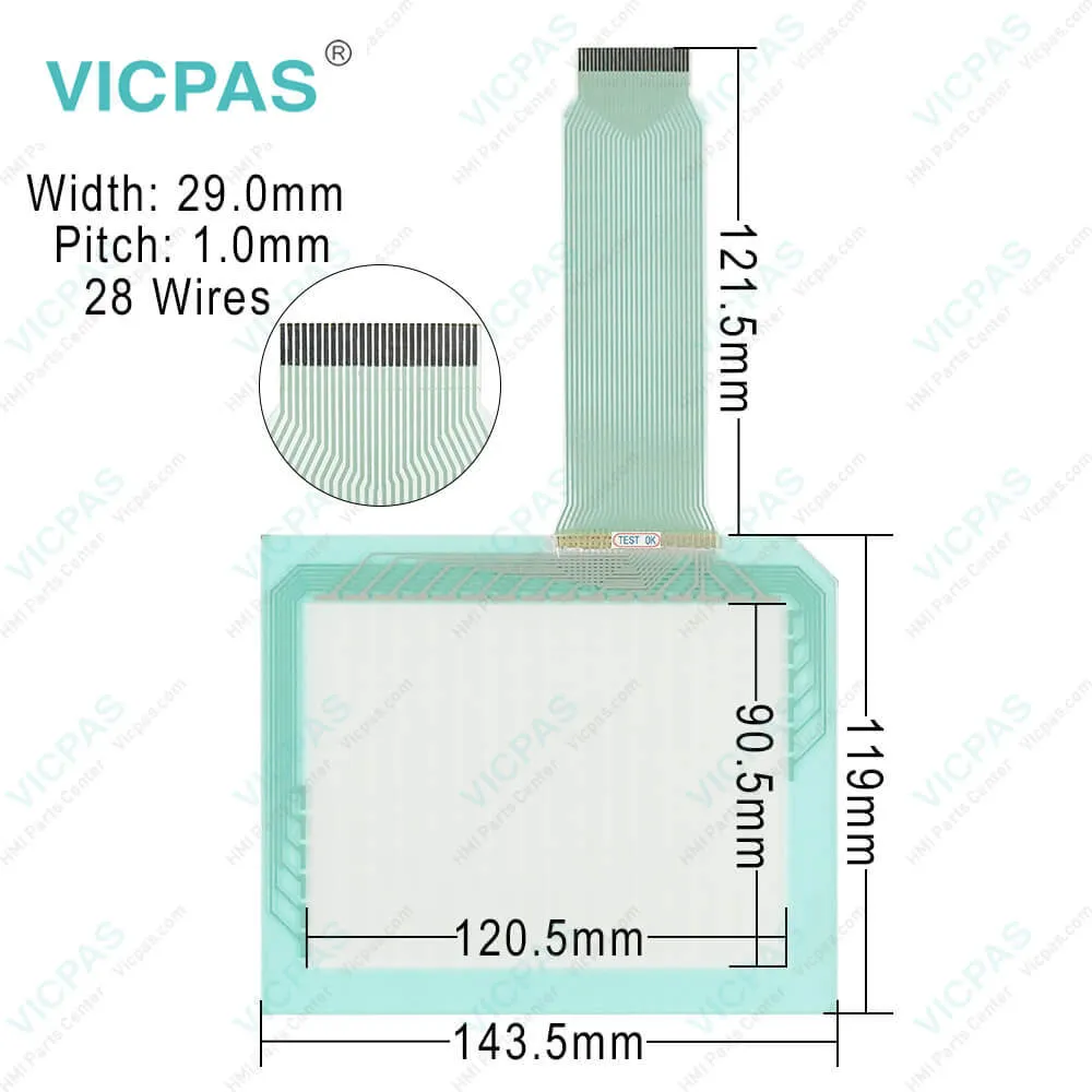 EZ-S6C-FSD EZ-S6C-FSE HMI Touch Membrane Front Overlay