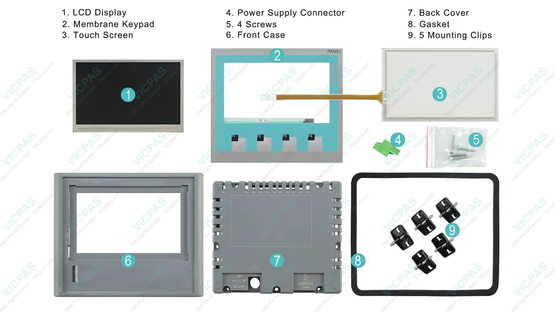 Siemens KTP400 Basic color PN Repair Parts | KernfixS