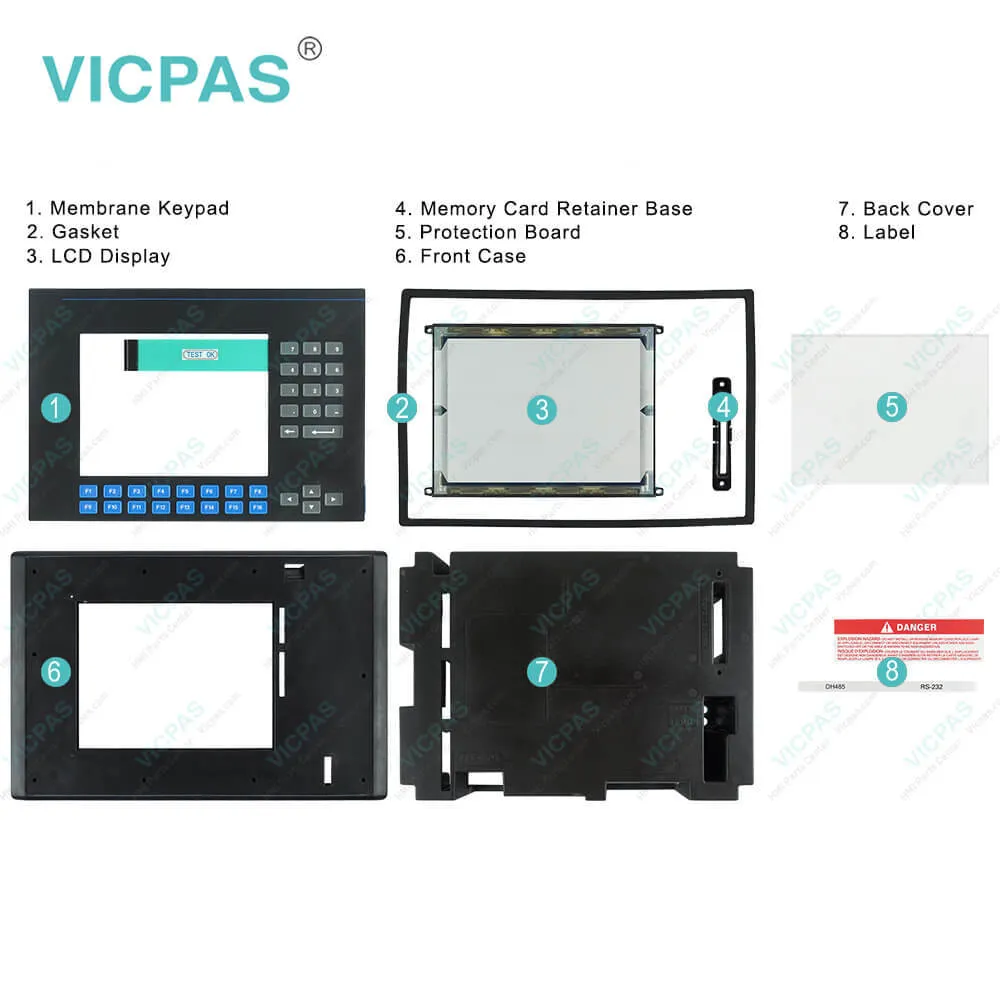 2711-K10C10 PanelView 1000 Membrane Switch Keypad Repair