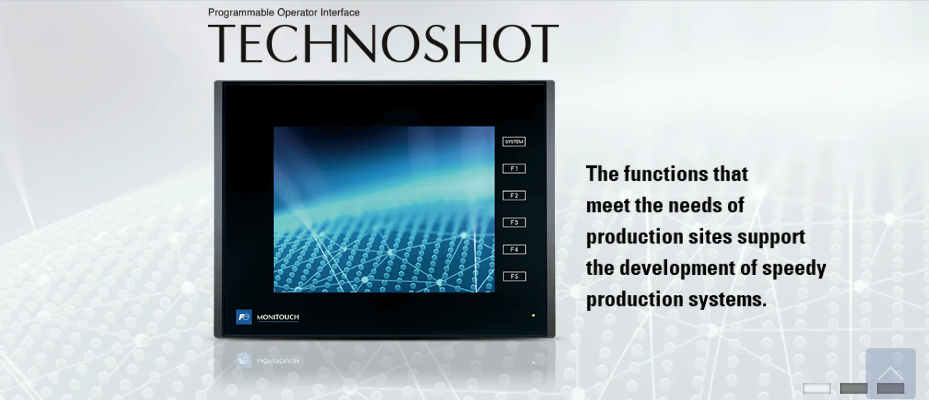 Fuji Hakko TECHNOSHOT series HMIs