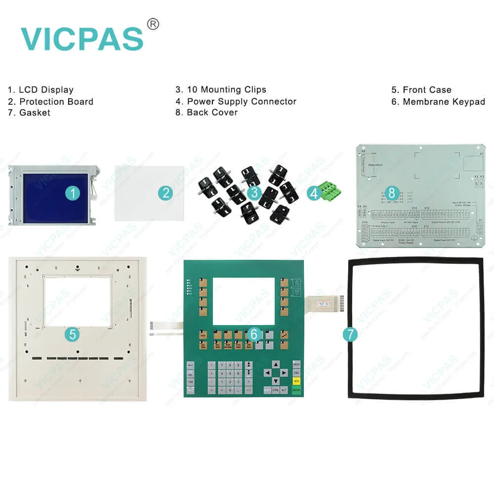 C7-635 0005-4050-400 GEA Membrane Keyboard Front Cover